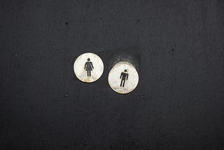 Unisex toilet icon