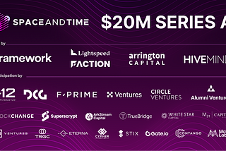 Space and Time — Our Follow-On Investment into the Series A