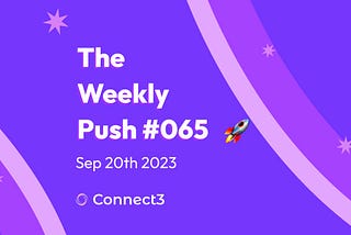 🚀 The Weekly Push 09/20