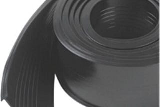 Effortless Garage Door Protection: Black Vinyl Replacement Bottom (18ft) | Image