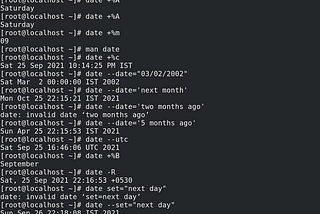 EXPLORING DATE COMMAND