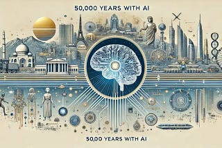 Envisioning Humanity’s Future: 50000 Years with AI