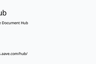AAVE Documentation