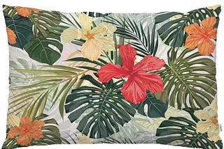 ekobla-throw-pillow-cover-hawaiian-retro-style-tropical-leaves-exotic-plants-hibiscus-flowers-summer-1