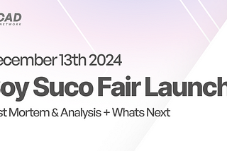 Post-Mortem — Soy Suco Fair Launch, Compensation, Next Fair Launch, Post Launch Marketing