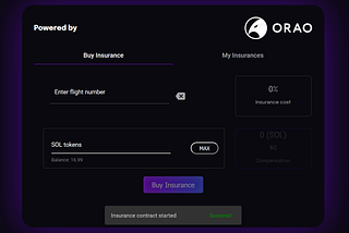 Proof of Concept: The ORAO Flight Insurance dApp