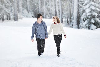 The Snow Is Falling Heavy And Soft