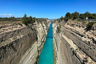 Navigating Time: A Voyage Through the Corinth Canal