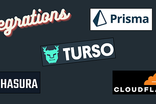 Announcing New Prisma, Hasura & Cloudflare Integrations with Turso