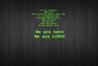We are Linux