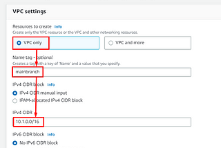 Similarly create second vpc with public subnet and attach internet-gateway to subnet like above