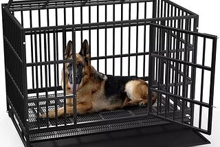 vitesse-heavy-duty-indestructible-high-anxiety-dog-crate-cage-for-outdoor-and-indoor-with-removable--1