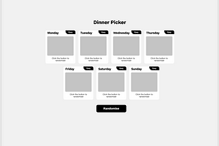 🍲 Dinner Picker — The problem & design