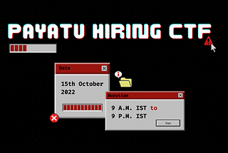 Payatu Hiring CTF 2022