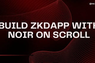 Building dapps is cool but do you know building zkdapps is more thrilling, if you are ready to get…