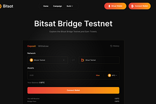 Bitsat Bridge Testnet Guide