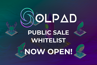 SolPad — Public Sale Whitelist Now Open!