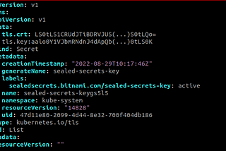 Sealed Secret in Kubernetes