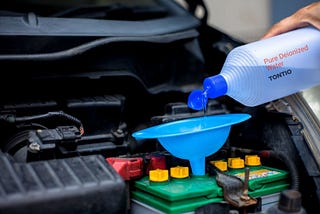 The Safe & Right Way Of Filling A Car Battery With Water