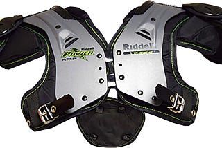 Riddell Power Amp Large Shoulder Pad | Image