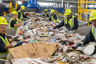 The shaded industry of recycling — The long journey your recycling takes.