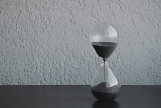 A sand clock