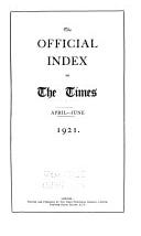 Official Index to the Times | Cover Image