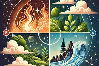 4 Zodiac Elements & the MBTI Energy Types They Align With