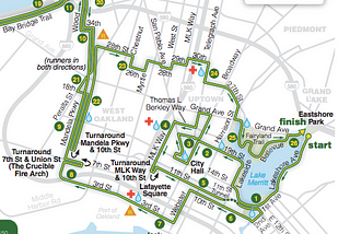 Oakland Marathon Race Plan