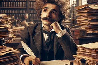 Einstein was moonlighting at the Swiss Patent Office