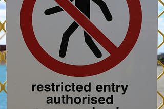 No entry sign