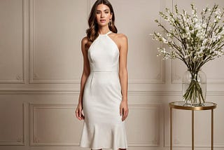Midi-White-Dress-For-Women-1