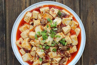 Chinese food — Sichuan Tofu sauce