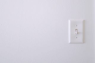 A light switch