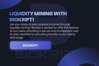 Biokript ensures that people have full ownership and control over their wealth by adopting…