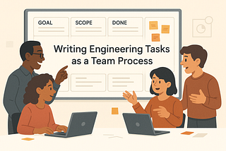 Writing Engineering Tasks as a Team Process