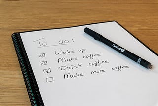 3 great content lists to read today, to-do list on paper