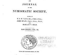 The Numismatic Chronicle, and Journal of the Numismatic Society | Cover Image