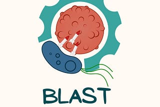 Project name and logo. Name: BLAST ( B.Longum induced Apoptosis using Smac and Trail)