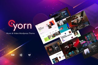 Yorn — Music & Video WordPress Theme