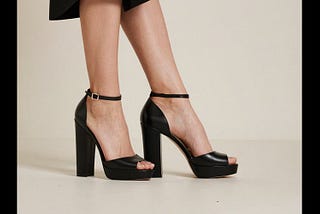 Black-Ankle-Strap-Block-Heels-1