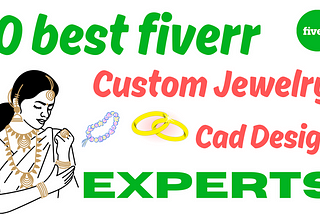 Dive into the digital realm of bespoke jewelry design with Fiverr’s top CAD experts, showcasing their talent in turning dreams into pixel-perfect realities.