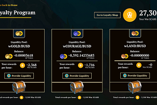 PROVIDE LIQUIDITY AND EARN GAME REWARDS!