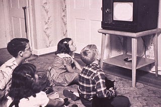 Children searching answer in tech product