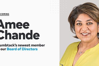 Introducing the newest member of our Board of Directors, Amee Chande