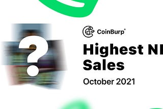Highest NFT Sales for October 2021