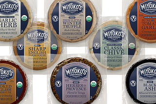 Vegan cheese is getting better! Miyoko’s cheese wheels raise the bar