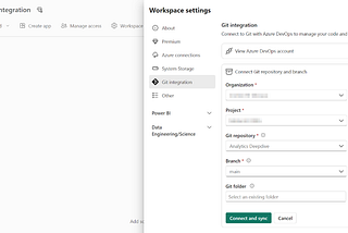 Power BI and Git integration
