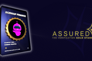 Jioswap Finance Is Now KYC ASSURED✨✅™️ by Assure DeFi™️.