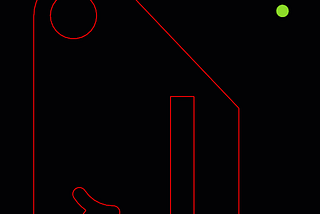 Smoothly connected segments over a planar contour